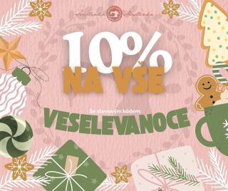 Máme pro Vás taky malý dáreček 🎅🏻 Slevu 10 % na vše v e-shopu 🧵Sleva platí i na zlevněné zboží s kódem VESELEVANOCE, tak...